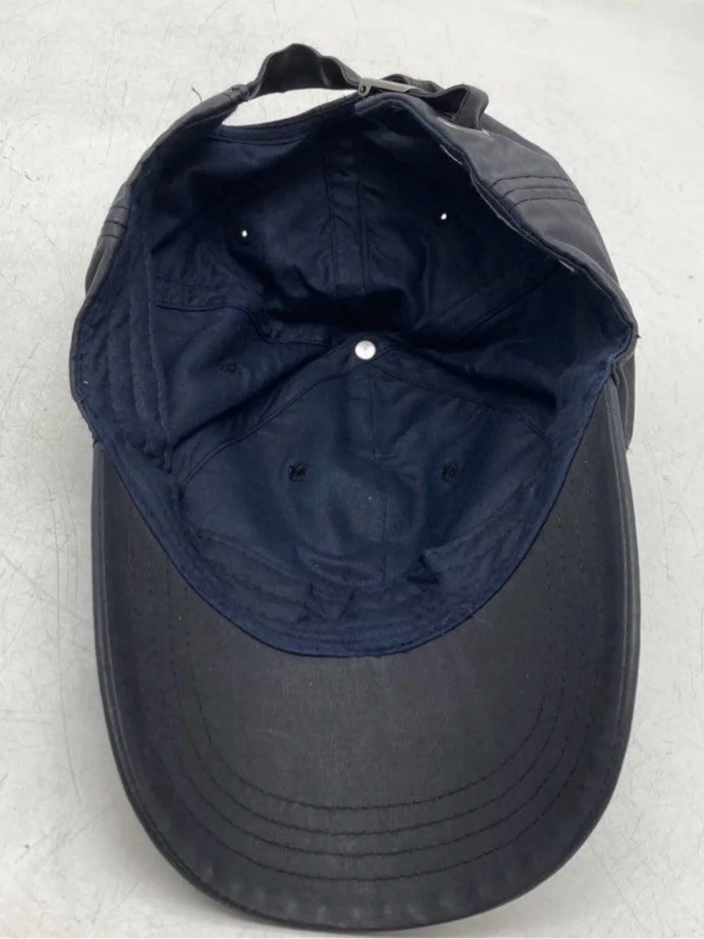 Armani Exchange Men's Black Logo adjustable strap Baseball Cap